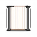 Lionelo - Poarta de siguranta prin presiune Truus Slim 105 cm Conform cu standardul europeane de securitate EN1930 Negru/Natur