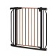 Lionelo - Poarta de siguranta prin presiune Truus Slim 105 cm Conform cu standardul europeane de securitate EN1930 Negru/Natur