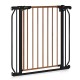 Lionelo - Poarta de siguranta prin presiune Truus Slim 105 cm Conform cu standardul europeane de securitate EN1930 Negru/Natur