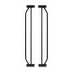 Lionelo - Poarta de siguranta prin presiune Truus Slim 105 cm Conform cu standardul europeane de securitate EN1930 Negru/Natur