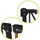 Lionelo - Poarta de siguranta prin presiune Truus Slim 105 cm Conform cu standardul europeane de securitate EN1930 Negru/Natur