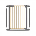 Lionelo - Poarta de siguranta prin presiune Truus Slim 105 cm Conform cu standardul europeane de securitate EN1930 Gri/Natur