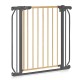 Lionelo - Poarta de siguranta prin presiune Truus Slim 105 cm Conform cu standardul europeane de securitate EN1930 Gri/Natur