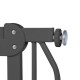 Lionelo - Poarta de siguranta prin presiune Truus Slim 105 cm Conform cu standardul europeane de securitate EN1930 Gri/Natur