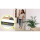 Lionelo - Poarta de siguranta prin presiune Truus Slim 105 cm Conform cu standardul europeane de securitate EN1930 Gri/Natur