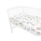 MimiNu - Cearceaf cu elastic pentru patut 120X60 cm Din bumbac certificat Oeko Tex Standard 100 Pilots Blue