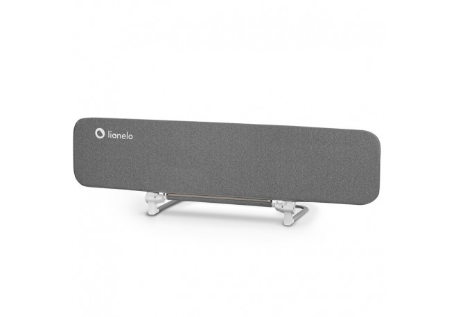 Bariera de protectie pentru pat Lionelo Lora XL Pliabila Sistem de blocare StandSafe Geanta de transport inclusa 150x46 cm Confo