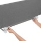 Bariera de protectie pentru pat Lionelo Lora XL Pliabila Sistem de blocare StandSafe Geanta de transport inclusa 150x46 cm Confo