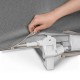 Bariera de protectie pentru pat Lionelo Lora XL Pliabila Sistem de blocare StandSafe Geanta de transport inclusa 150x46 cm Confo
