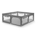 Tarc de joaca copii Lionelo Willow XL180 x 200 cm Pliere compacta Include geanta de transport Din plasa Cu doua intrari laterale