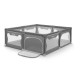 Tarc de joaca copii Lionelo Willow XL180 x 200 cm Pliere compacta Include geanta de transport Din plasa Cu doua intrari laterale