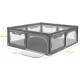 Tarc de joaca copii Lionelo Willow XL180 x 200 cm Pliere compacta Include geanta de transport Din plasa Cu doua intrari laterale