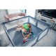 Tarc de joaca copii Lionelo Willow XL180 x 200 cm Pliere compacta Include geanta de transport Din plasa Cu doua intrari laterale
