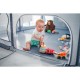 Tarc de joaca copii Lionelo Willow XL180 x 200 cm Pliere compacta Include geanta de transport Din plasa Cu doua intrari laterale