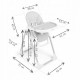 Scaun de masa multifunctional Nukido Belo 700503 - Gri