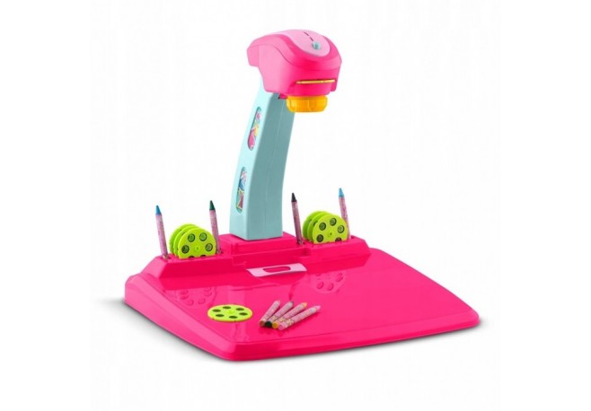 Proiector pentru desene cu accesorii incluse Ricokids 772000 - Roz