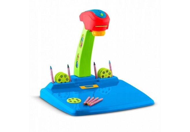 Proiector pentru desene cu accesorii incluse Ricokids 772001 - Albastru