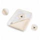 Prosop de baie Bocioland Cu gluga 100% bumbac 80x80 cm Teddy Bear Beige