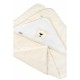 Prosop de baie Bocioland Cu gluga 100% bumbac 80x80 cm Teddy Bear Beige