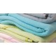 Prosop cu gluga Qmini Din bumbac 80x80 cm Sky
