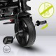 Tricicleta copii Lionelo Haari Suport picioare Control al directiei Scaun reversibil Rotire 360 grade Pliabila Conform cu standa