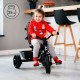 Tricicleta copii Lionelo Haari Suport picioare Control al directiei Scaun reversibil Rotire 360 grade Pliabila Conform cu standa
