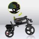 Tricicleta copii Lionelo Haari Suport picioare Control al directiei Scaun reversibil Rotire 360 grade Pliabila Conform cu standa