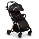 Carucior sport Lionelo Julie One Editie limitata Golden Moments De la nastere Greutate redusa Cu accesorii Cadru din aluminiu 0-