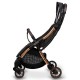 Carucior sport Lionelo Julie One Editie limitata Golden Moments De la nastere Greutate redusa Cu accesorii Cadru din aluminiu 0-