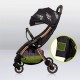 Carucior sport Lionelo Julie One Editie limitata Golden Moments De la nastere Greutate redusa Cu accesorii Cadru din aluminiu 0-