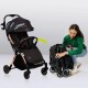 Carucior sport Lionelo Julie One Editie limitata Golden Moments De la nastere Greutate redusa Cu accesorii Cadru din aluminiu 0-