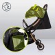 Carucior sport Lionelo Julie One Editie limitata Golden Moments De la nastere Greutate redusa Cu accesorii Cadru din aluminiu 0-