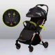 Carucior sport Lionelo Julie One Editie limitata Golden Moments De la nastere Greutate redusa Cu accesorii Cadru din aluminiu 0-