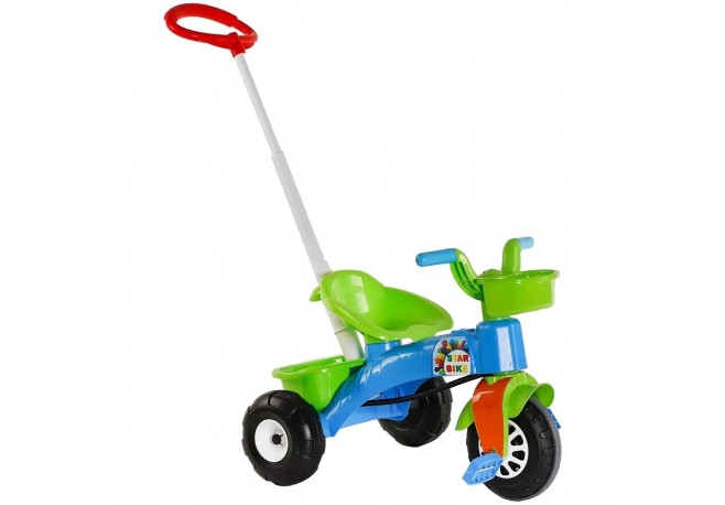 Tricicleta Pilsan Star blue cu maner