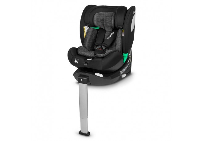 Scaun auto Lionelo i-Size Braam 0-36 Kg 40-150 cm Cu isofix si picior de fixare Protectie laterala Rotire 360 grade Ajustare spa
