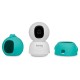 Video monitor Lionelo Babyline View Integrare AI Mod de noapte 8 m cu 6 leduri Unghi 100 grade 4 cantece si zgomote din natura S