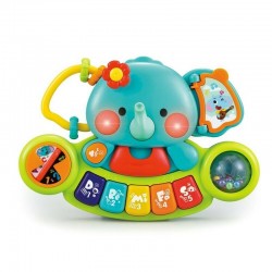 Jucarie muzicala Hola Pianina Elefant Multicolor