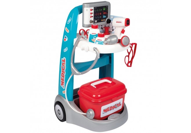 Jucarie Smoby Set doctor cu carucior si accesorii