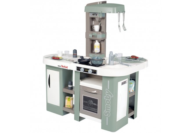 Bucatarie Smoby Tefal Studio XL Bubble albastru cu accesorii
