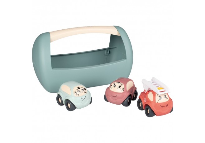 Set vehicule Smoby cu 3 masinute