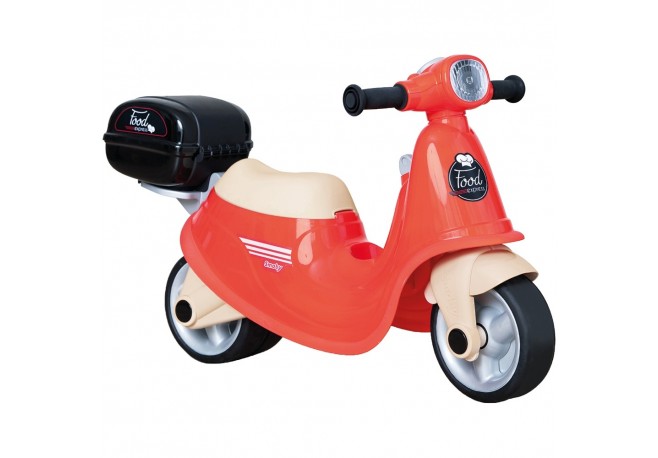 Scuter Smoby Scooter Ride-On Food Express rosu