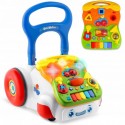 Antemergator 2 in 1 cu diverse activitati si muzica Ricokids RK-744 - Alb