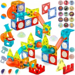 Blocuri magnetice si lumini 75 elemente Ricokids RK-763