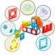 Blocuri magnetice si lumini 75 elemente Ricokids RK-763