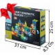 Blocuri magnetice si lumini 75 elemente Ricokids RK-763