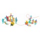 Blocuri magnetice cu tobogan 153 elemente Dinozauri Ricokids RK-764