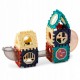 Blocuri magnetice cu tobogan si bile 110 elemente Ricokids RK-765