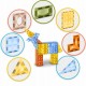 Blocuri magnetice 78 elemente Ricokids RK-766