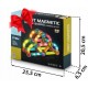 Blocuri magnetice cu lumini 52 elemente Ricokids RK-767