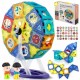 Blocuri magnetice 71 elemente Carusel Ricokids RK-769